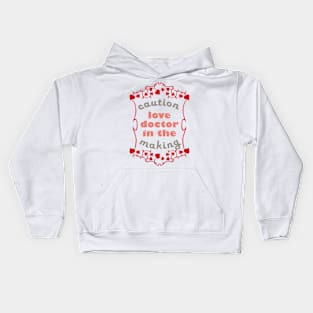 valentines day by chakibium Kids Hoodie